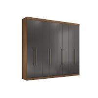 Guarda Roupa Casal 8 Portas e 4 Gavetas Master Vip 8.4 Branco - Santos Andirá