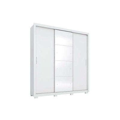 Guarda Roupa Casal Residence 3 Portas de Correr 2 Gavetas B MDF-MDP Demóbile