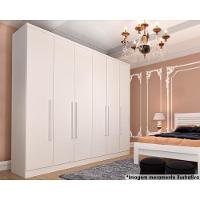 Guarda Roupa Casal Veneza c/ 6 Portas e 4 Gavetas Branco/Neve - Tcil Móveis - 1