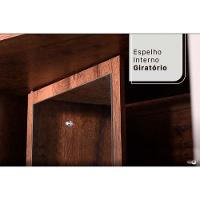 Guarda Roupa Casal 6 Portas e 3 Gavetas c/ Espelho Clara Branco - Panan - 8