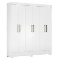 Roupeiro 6 Portas Vicente Branco