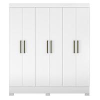 Roupeiro 6 Portas Vicente Branco - 5