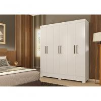 Roupeiro 6 Portas Vicente Branco - 7