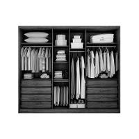 Guarda Roupa Casal 6 Portas e 8 Gavetas c/ Espelho Robust Plus Branco - Novo Horizonte - 3