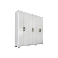 Guarda Roupa Casal 6 Portas e 3 Gavetas Clara Flex Branco - Panan - 1
