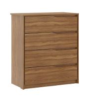 Conjunto Quarto Guarda Roupa Com Espelho E Comoda Napolis Amendola - 5