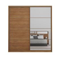 Conjunto Quarto Guarda Roupa Com Espelho E Comoda Napolis Amendola - 6