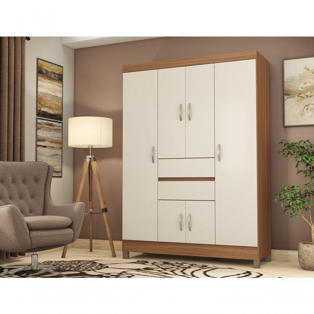 Guarda Roupa 6 Portas Pescara Amendola Off-white - 2