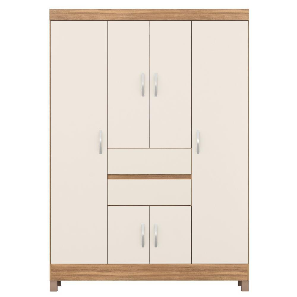 Guarda Roupa 6 Portas Pescara Amendola Off-white - 4