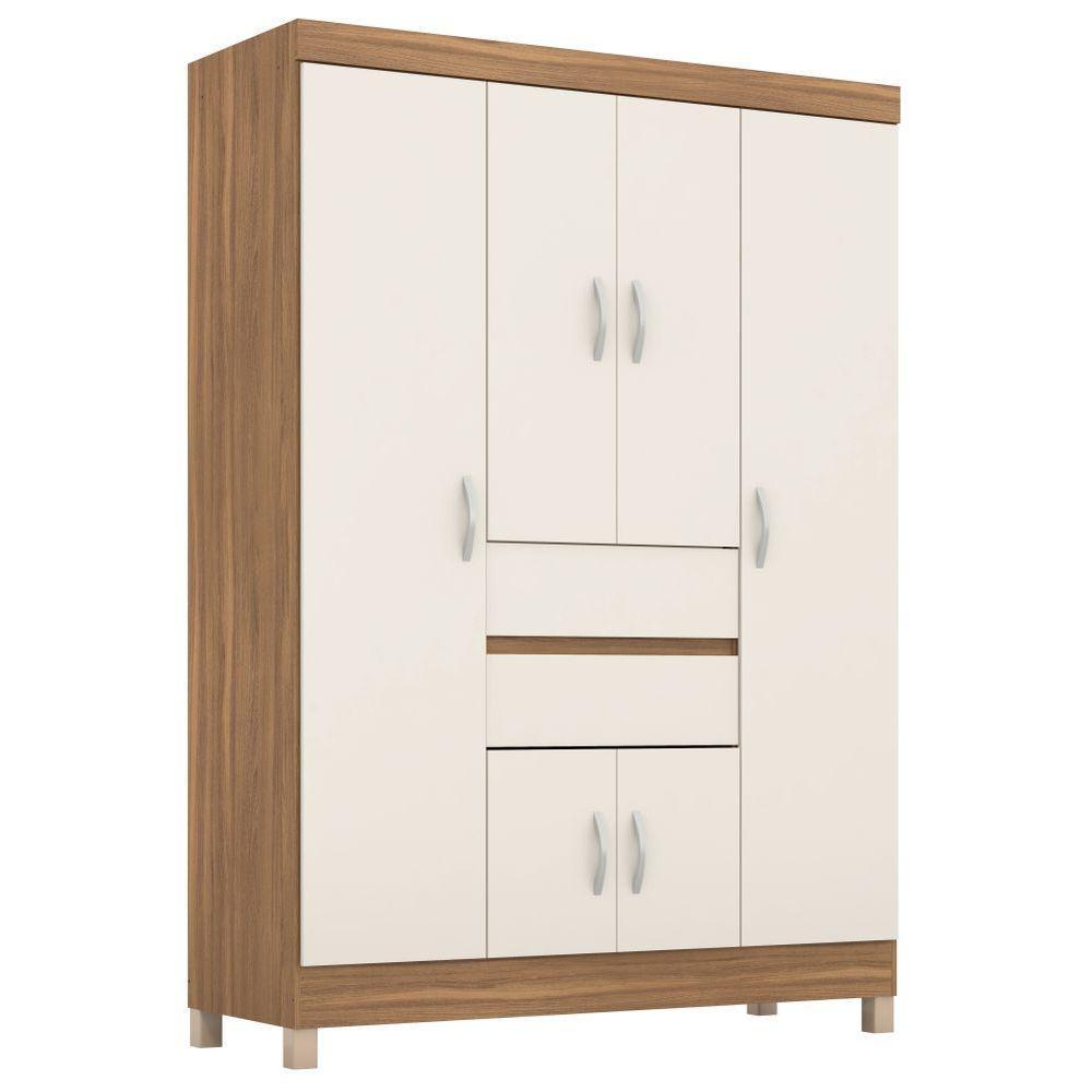 Guarda Roupa 6 Portas Pescara Amendola Off-white - 5