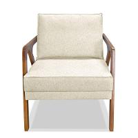 Kit 2 Poltronas De Luxo Frida Linho Rústico Natural - 7