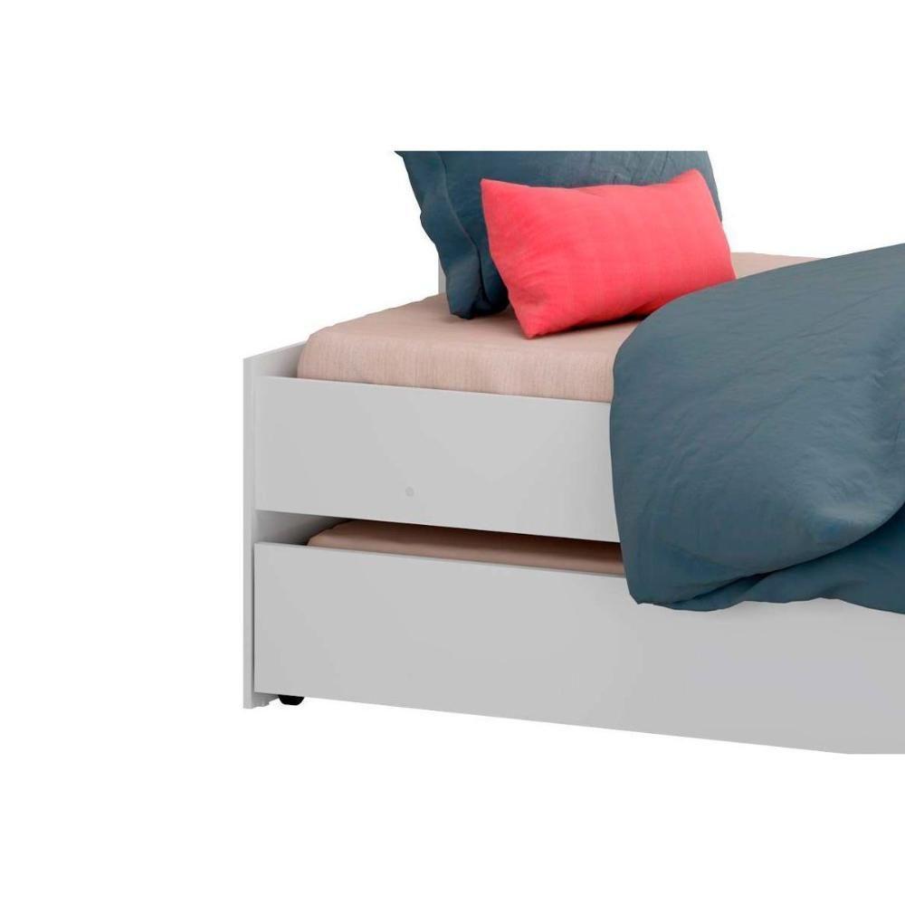 Guarda Roupa Solteiro Aéreo C/ Bicama 2691 Branco - Multimóveis - 6