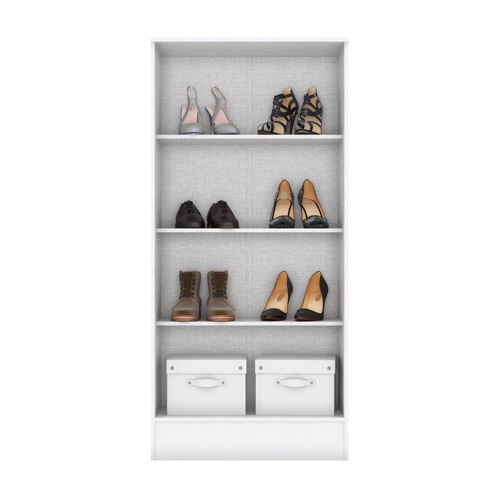 Guarda Roupa Multiuso 2 Portas Sam Casa 812 Branco - 7