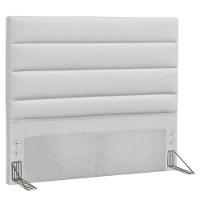 Cabeceira Quarto Casal King Greta 195Cm Corano Branco - D'Monegatto - 1