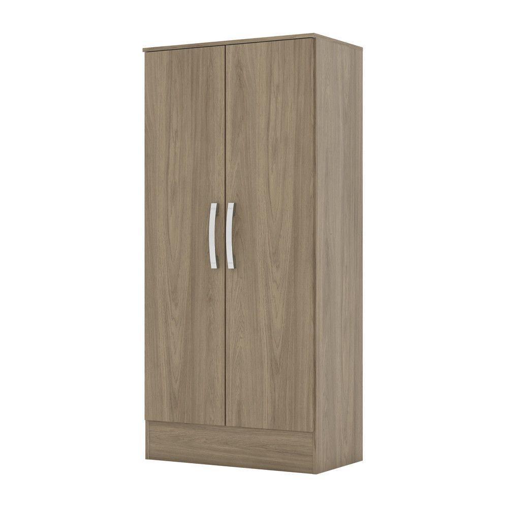 Guarda Roupa Multiuso 2 Portas Sam Casa 812 Rústico - 3