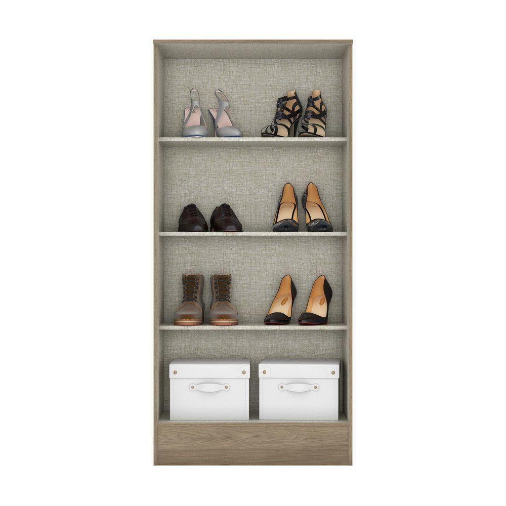 Guarda Roupa Multiuso 2 Portas Sam Casa 812 Rústico - 4