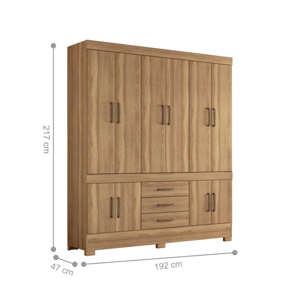 Conjunto Quarto Guarda Roupa E Comoda Emilia Amendola - 6