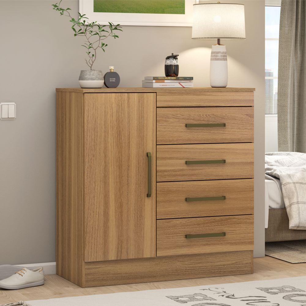 Conjunto Quarto Guarda Roupa E Comoda Emilia Amendola - 7