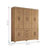 Conjunto Quarto Guarda Roupa E Comoda Emilia Amendola - 6