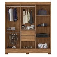 Conjunto Quarto Guarda Roupa E Comoda Virgina Amendola Off-white - 3