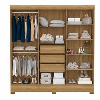 Conjunto Quarto Guarda Roupa E Comoda Ferrara Amendola Off-white - 3