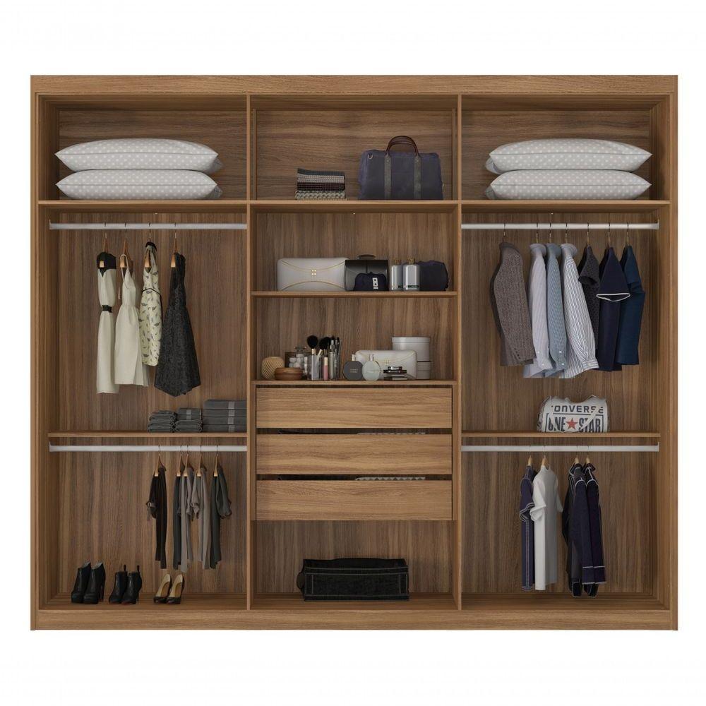 Conjunto Quarto Guarda Roupa E Comoda Caroline Amendola - 3