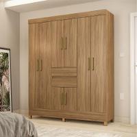 Conjunto Quarto Guarda Roupa E Comoda Terni Amendola - 7