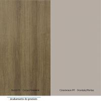 Guarda Roupa De Canto 3 Peças 5pt 4 Gv Paris Luciane Móveis Avelã Pf/cinammon Pf - 5