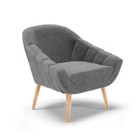 Kit 01 Namoradeira E 02 Poltronas Linho Grafite A26 - 6