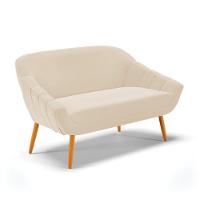 Kit 01 Namoradeira E 02 Poltronas Suede Bege Natural - 7