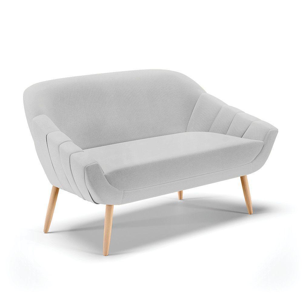 Kit 01 Namoradeira E 02 Poltronas Linho Cinza A05 Natural - 7