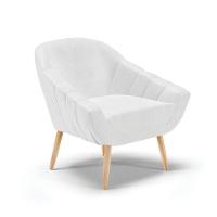 Kit 01 Namoradeira E 02 Poltronas Corano Branco Natural - 6