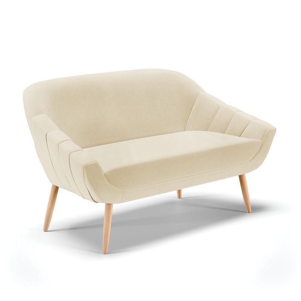 Kit 01 Namoradeira E 02 Poltronas Linho Bege A19 Natural - 7