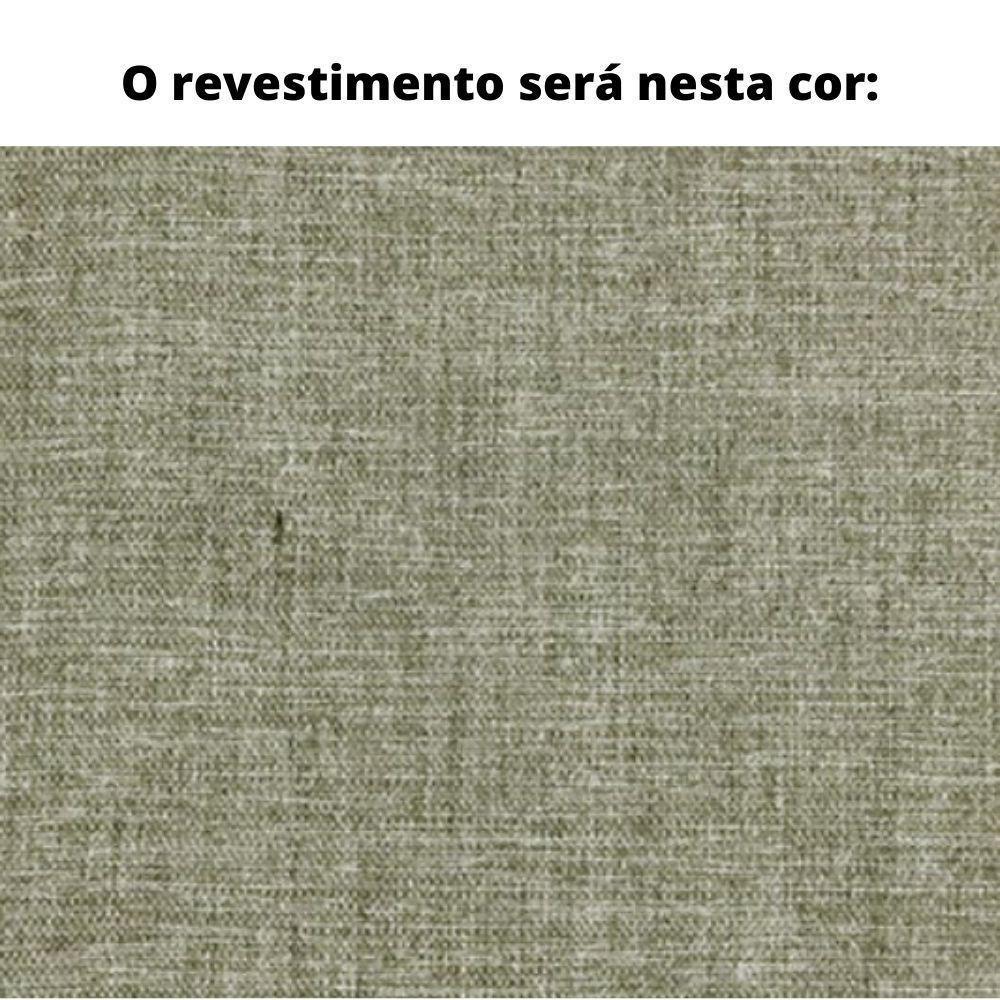 Poltrona Com Braço Moza Linho Cinza Madeira Cedro Corda Náutica Redonda Poliéster Rami - 3