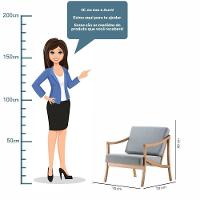 Poltrona Com Braço Navi Algodão Cinza Madeira Cedro Corda Redonda Poliéster Prata - 11