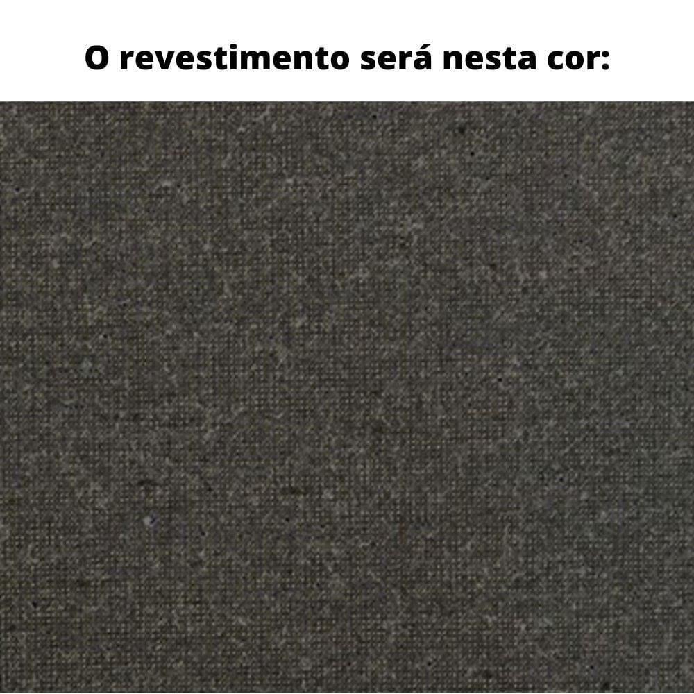 Poltrona Com Braço Lene Algodão Marrom Madeira Cedro Corda Plana Poliéster Castor - 7