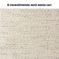 Poltrona Com Braço Cutiê Linho Bege Madeira Cedro Corda Fita Poliéster - 3