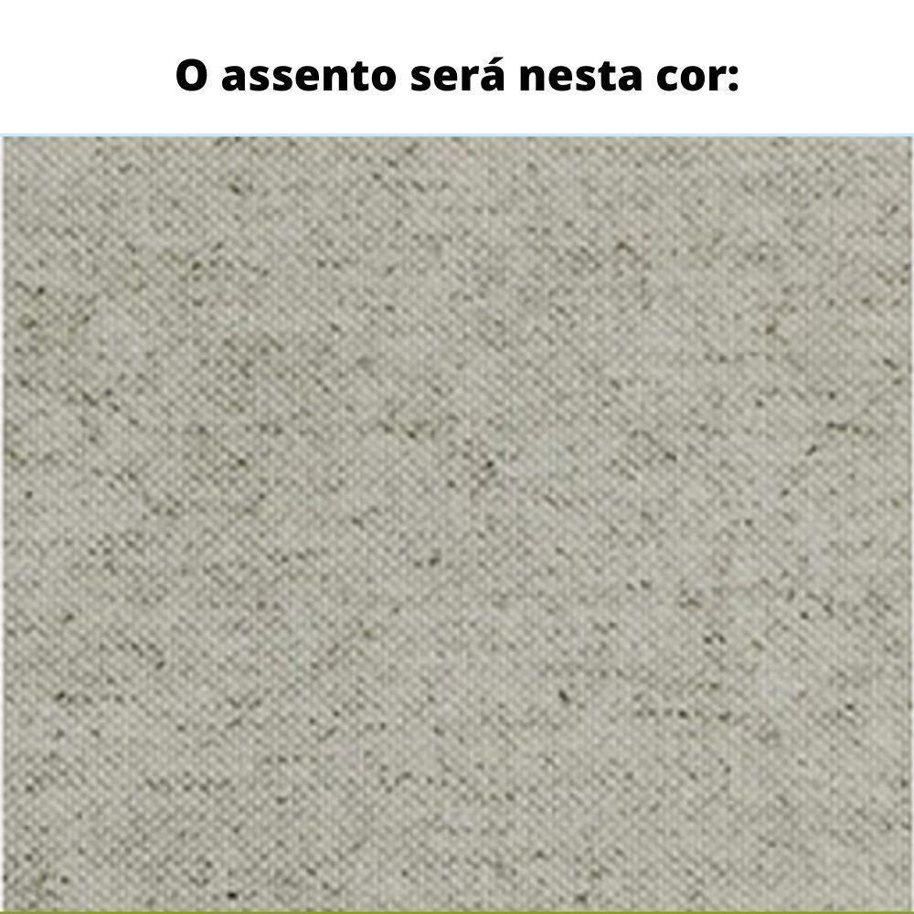 Poltrona Com Braço Acaé Linho Palha Madeira Cedro Corda Náutica Chata Poliéster Rami - 2