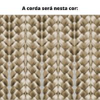 Poltrona Com Braço Acaé Linho Cinza Madeira Cedro Corda Náutica Chata Poliéster Rami - 5