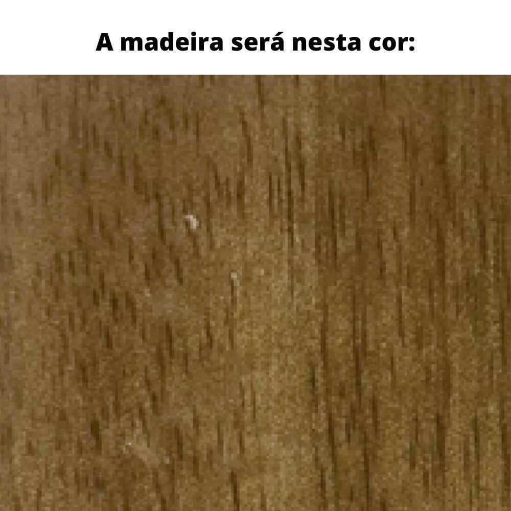 Poltrona Com Braço Ravi Algodão Azul Madeira Cedro Corda Chata Poliéster Azul - 5