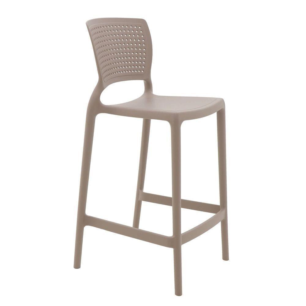 Cadeira Tramontina Safira Alta Residência Em Polipropileno E Fibra De Vidro Camurça Tramontina - 1