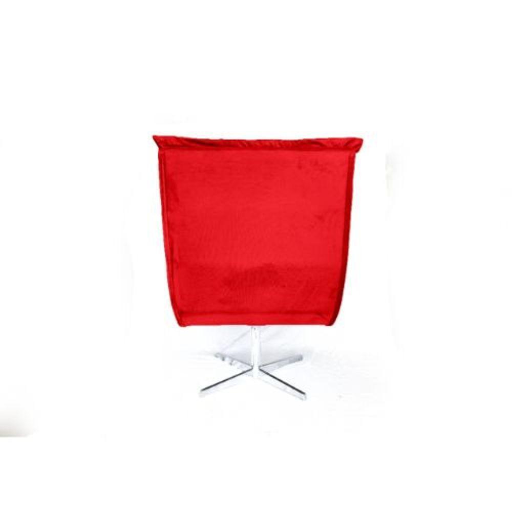 Poltrona Decorativa Nilla Chaise Tecido Liso - 7