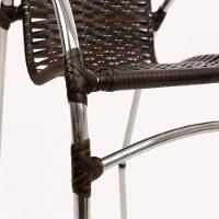 Conjunto Poltronas Para Varanda Edícula Jardim Preto - 3