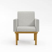 Kit 06 Poltronas Reforçadas Escritório Cinza Claro