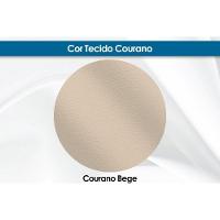 Poltrona Reclinável p/ Sala Atlanta Pietra Zero Wall c/ Giro e Balanço Courano Bege - Probel - 7