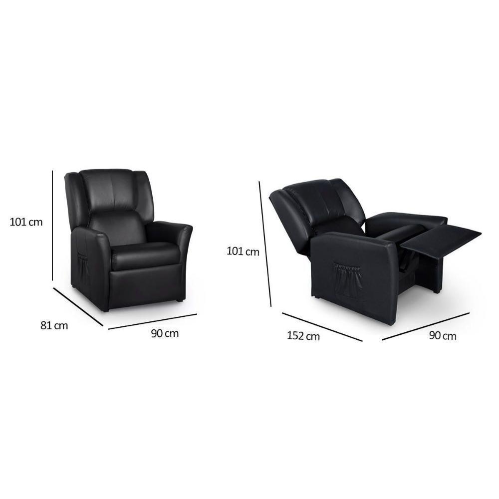 Poltrona de Amamentação Sala Reclinável Lumieré Liberté Two Way Courano Preto - Probel - 5