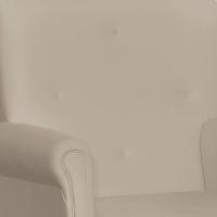 Poltrona De Amamentação Com Puff Suzi Balanço Corino Bege - 5