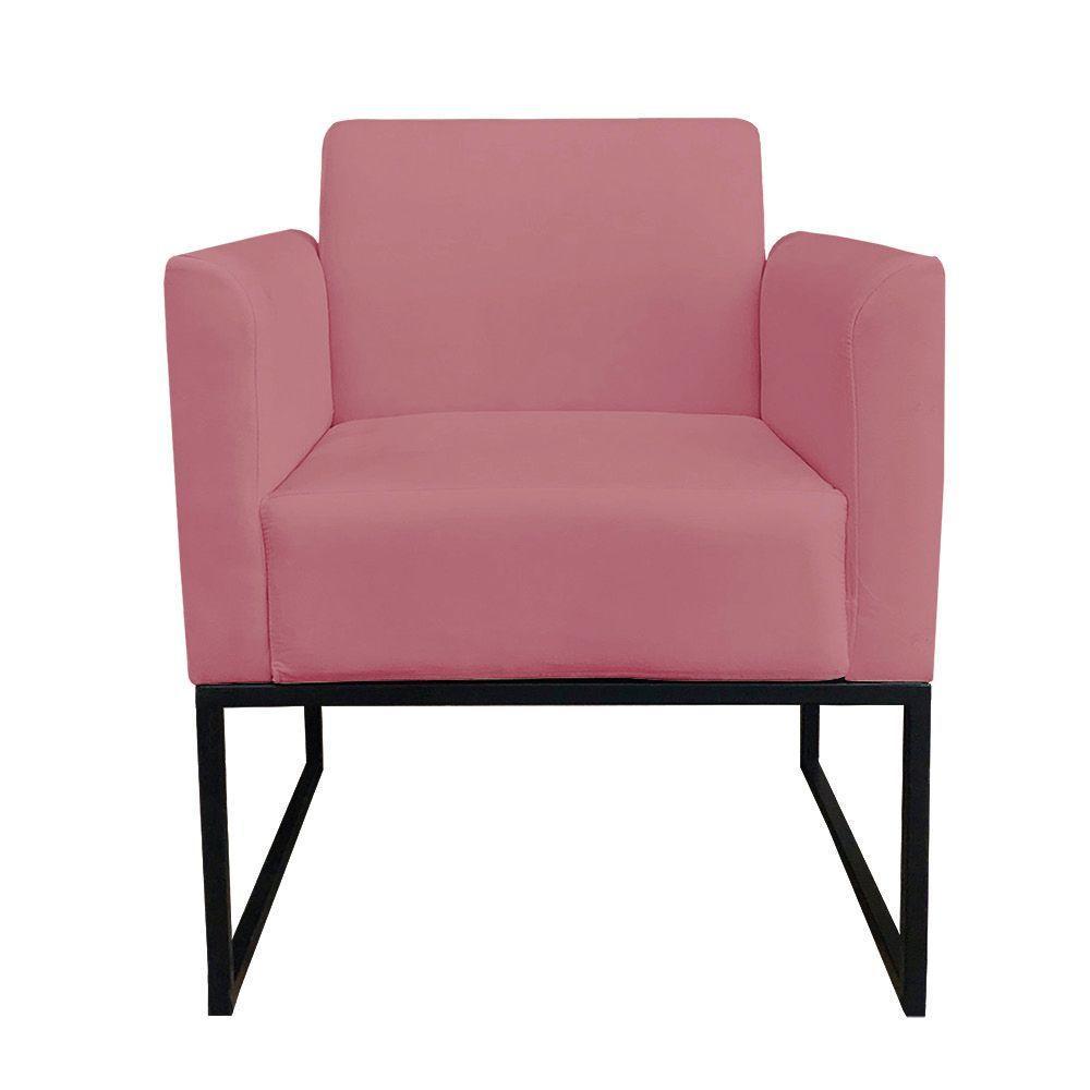 Kit 01 Namoradeira 02 Poltronas Marisa Rose Preto - 5