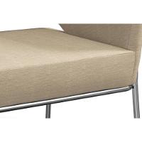 Poltrona Decorativa p/ Sala Urbana Deluxe Cinza Claro - Kappesberg - 2