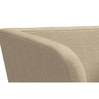 Poltrona Decorativa p/ Sala Urbana Deluxe Cinza Claro - Kappesberg